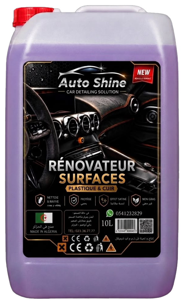 Rénovateur Surfaces – Plastique & Cuir